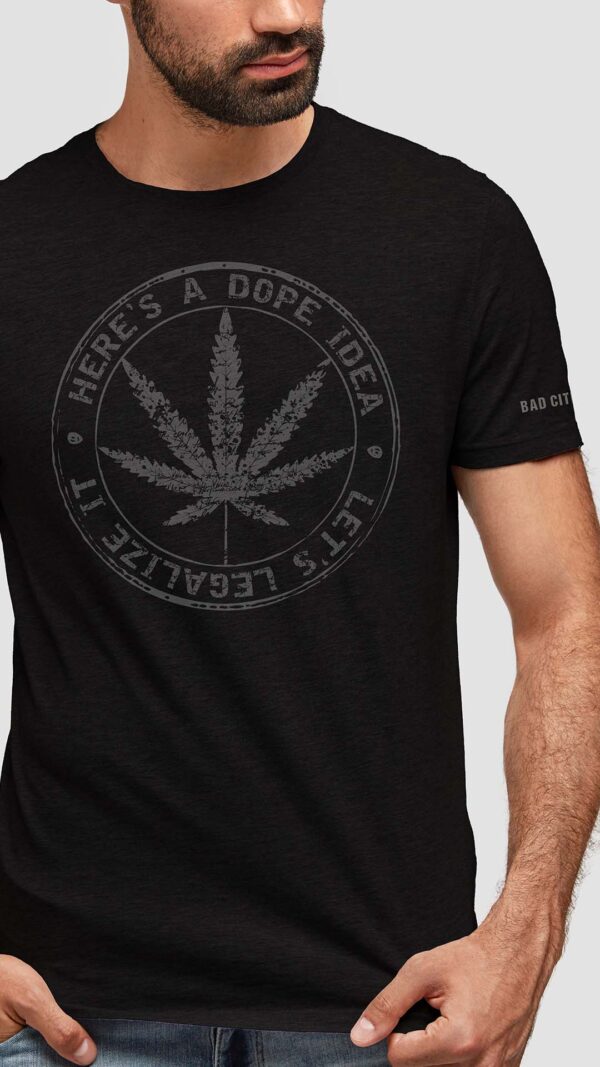 Here's A Dope Idea | Men's Graphic Tee - Image 3