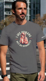 I See Humans But No Humanity Men's Classic Tee - Image 9