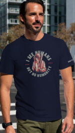 I See Humans But No Humanity Men's Classic Tee - Image 8