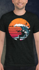 Surfer Sunset Graphic T-Shirt