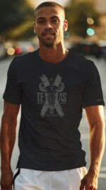 TeXaS | Or What | Liberty Or Death | 1845 | Graphic T-Shirt - Image 2
