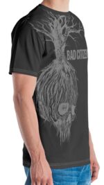 Skull Roots Men's Black T-shirt - Image 3