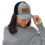 Cow Skull And Barbed Wire Embroidered Patch Hat, Ranch Trucker Hat, Country Style, Adult Size Mesh Back Snapback - Image 2