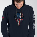 Punisher Skull American Flag Hoodie - Image 5