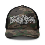 We The People | Bad Citizen | Camo Trucker Hat - Image 2