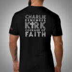 Charlie Kirk Remember Courage Of Faith | Are you a Bad Citizen | Debate Not Violence Crew Neck Graphic T-Shirt - Image 4
